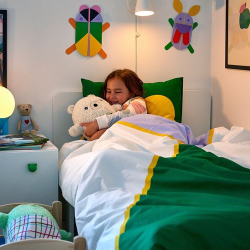 IKEA - GREJSIMOJS, yumuşak oyuncak, kırık beyaz, 38 cm