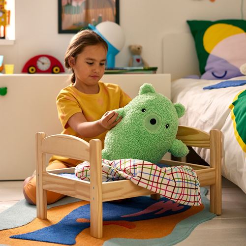 IKEA - GREJSIMOJS, yumuşak oyuncak, yeşil, 38 cm