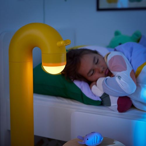 IKEA - GREJSIMOJS, LED'li dekoratif aydınlatma, sarı, 75x38 cm