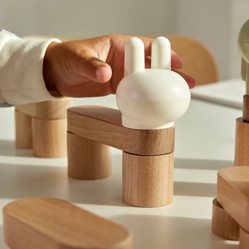 IKEA - GREJSIMOJS, oyuncak yapı blokları, çok renkli