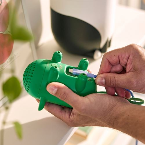 IKEA - GREJSIMOJS, taşınabilir bluetooth hoparlör, yeşil, 13x9 cm