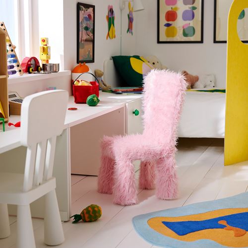 IKEA - GREJSIMOJS, çocuk sandalyesi kılıfı, pembe