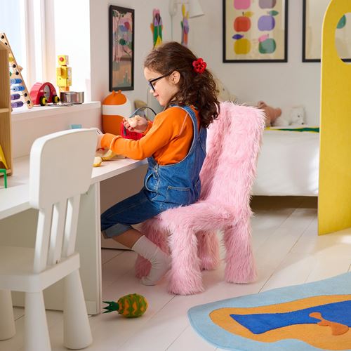 IKEA - GREJSIMOJS, çocuk sandalyesi kılıfı, pembe