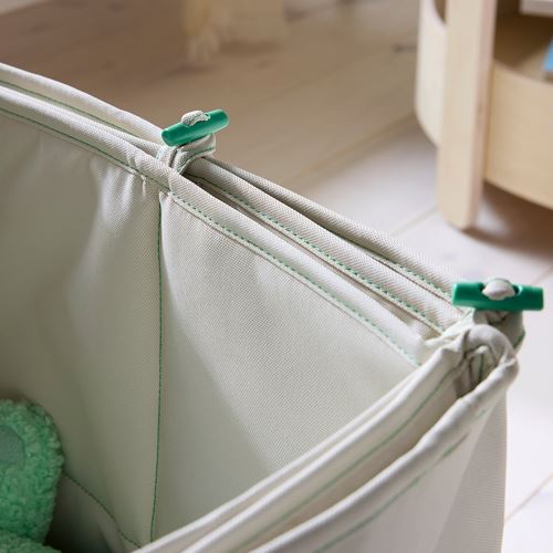 IKEA - GREJSIMOJS, oyun matı-saklama kutusu, bej, 120x120 cm