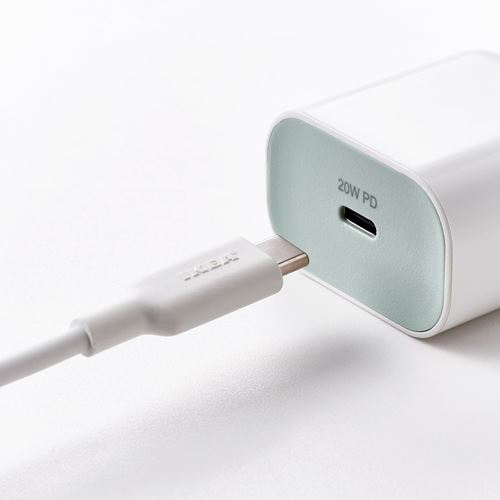IKEA - SJÖSS, USB-C girişli şarj aleti, beyaz, 9x5x4 cm