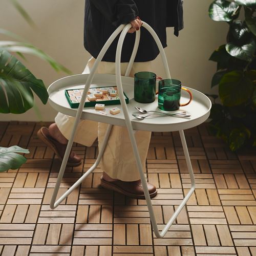 IKEA - MABARSSKAR, bahçe sehpası, beyaz