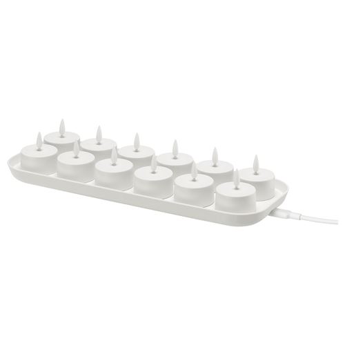 IKEA - SKATGAS, LED scented tealight, white