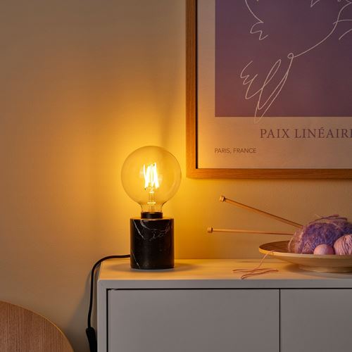 IKEA - LUNNOM, LED ampul E27, Işık rengi: Sıcak ışık (2200 Kelvin), 806 lm