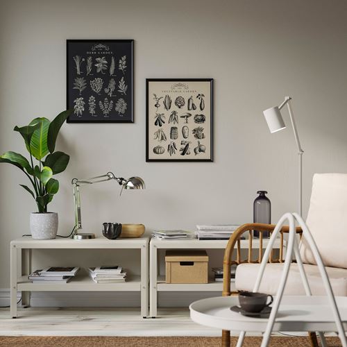 IKEA - KOLBJÖRN, dış mekan raf ünitesi, bej, 80x45 cm