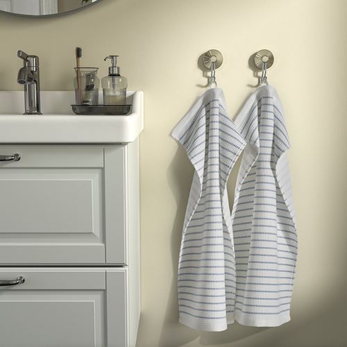 IKEA - BROKGINST, hand towel, white, 40x70 cm