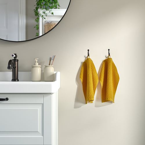IKEA - GULVIAL, hand towel, yellow, 30x30 cm