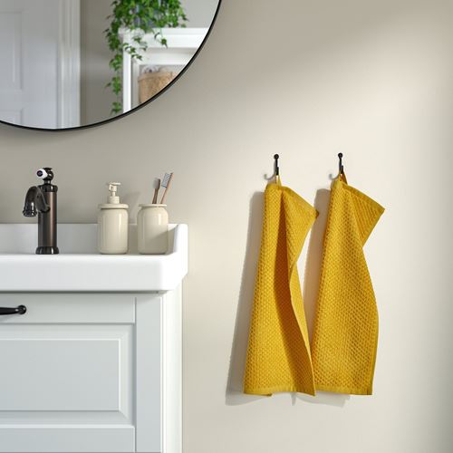 IKEA - GULVIAL, hand towel, yellow, 30x50 cm