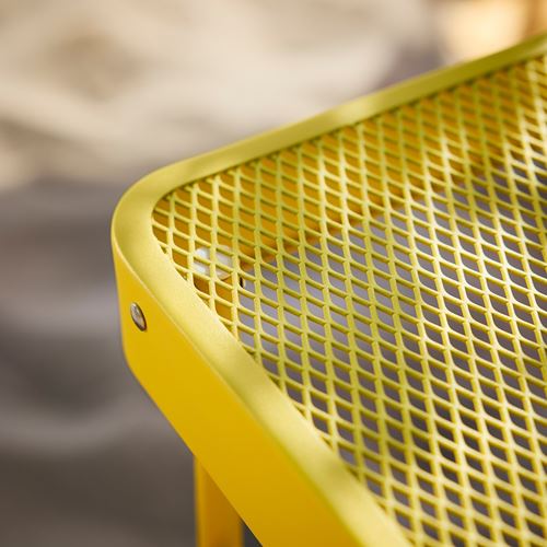 IKEA - STRANDÖN, foldable table, high-gloss yellow, 70x55 cm