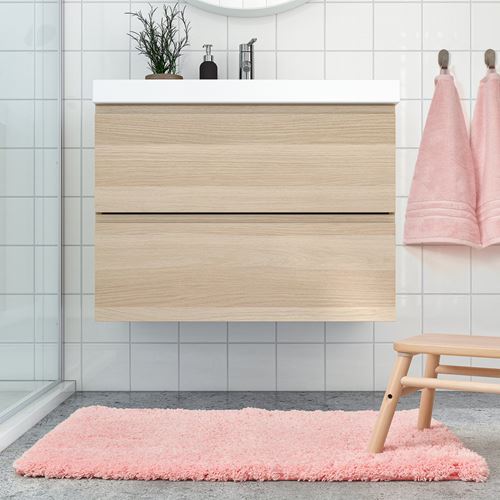 IKEA - ALMTJARN, bath mat, pink, 60x90 cm