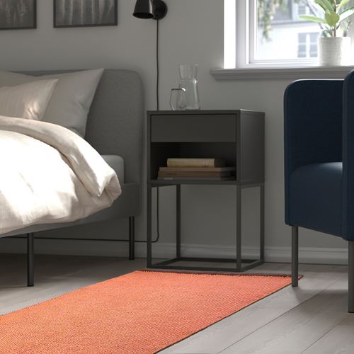 IKEA - VAGOMRADE, küçük halı, açık turuncu-pembe, 80x150 cm