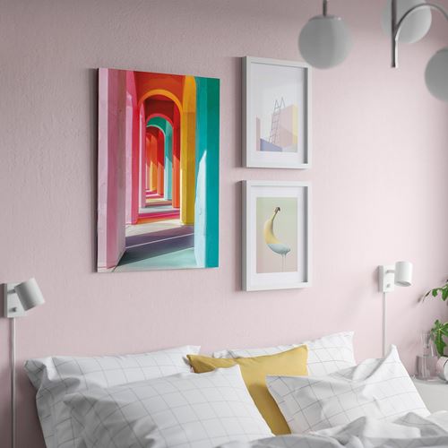 IKEA - PJATTERYD, resim, çok renkli, 50x70 cm