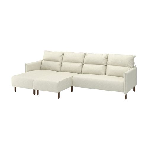 4-seat sofa with chaise longue