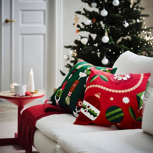 IKEA - VINTERFINT, pre-cut fabric, red, 150x300 cm