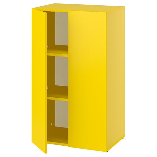 IKEA - LASTARE, LASTARE wardrobe, yellow, 60x42x100 cm