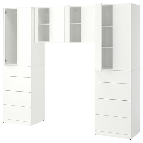IKEA - LASTARE, LASTARE gardırop, beyaz, 240x42x200 cm