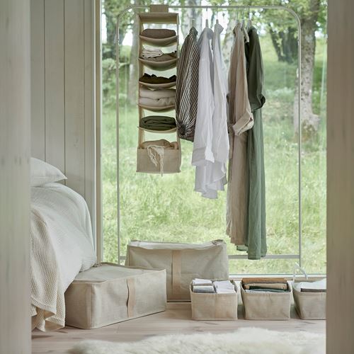 IKEA - PURRPINGLA, box set, beige, 20x38x12 cm