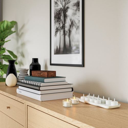 IKEA - SKATGAS, LED scented tealight, white