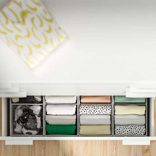 IKEA - LASTARE, chest of 4 drawers, white, 80x42x100 cm