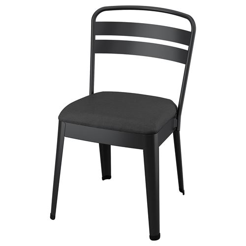 IKEA - RAMSNAS, upholstered chair, anthracite-Vissle dark grey