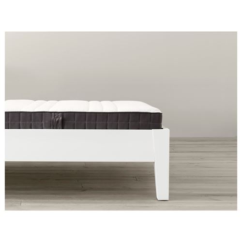 IKEA - MORGEDAL, double bed mattress, dark grey, 180x200 cm