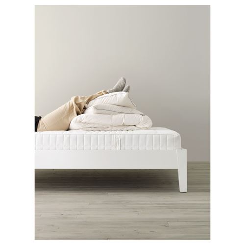 IKEA - MYRBACKA, double bed mattress, white, 180x200 cm