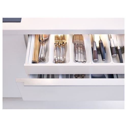 IKEA - OMLOPP, LED'li çekmece aydınlatması, alüminyum, 76 cm