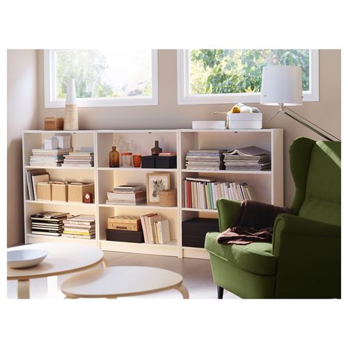 IKEA - BILLY, bookcase, white, 240x28x106 cm