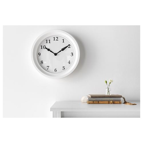 IKEA - SÖNDRUM, wall clock, white, 35 cm