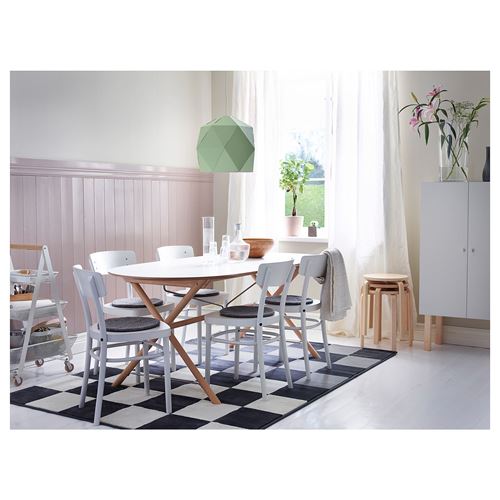 IKEA - IDOLF, wooden chair, white