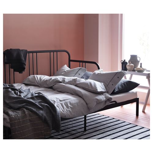 IKEA - FYRESDAL, day-bed, black, 80x200 cm