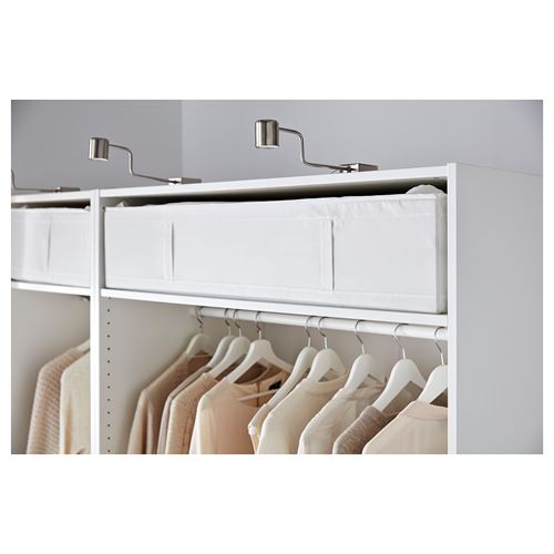 IKEA - SKUBB, closed storage box, white, 93x55x19 cm