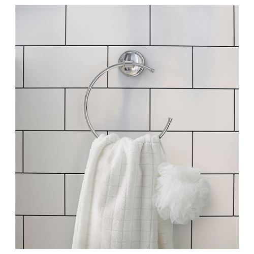 IKEA - BALUNGEN, towel rail, chrome-plated