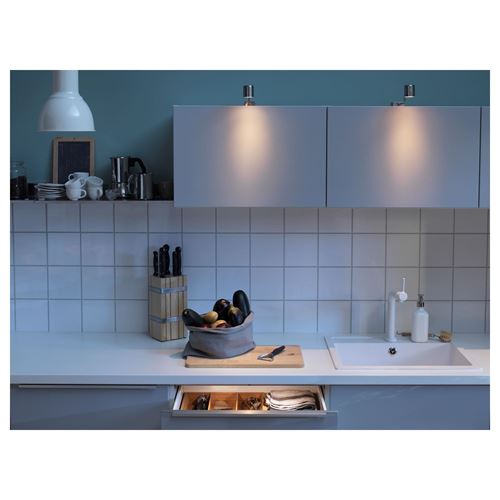 IKEA - URSHULT, LED cabinet lighting, nikel-plated