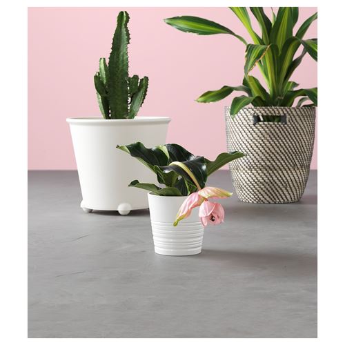 IKEA - IKEA PS FEJÖ, self-watering plant pot, white, 32 cm