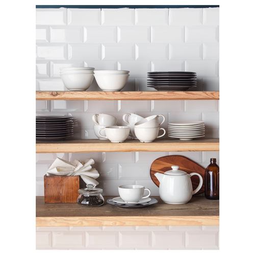 IKEA - VARDAGEN, fincan, koyu gri, 26 cl