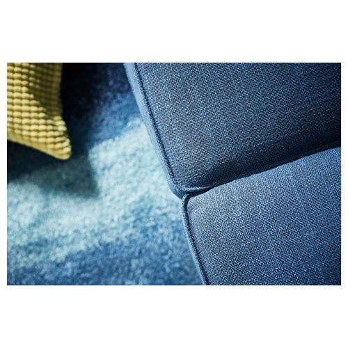 IKEA - KIVIK, 4-seat sofa with chaise longue, hillared dark blue