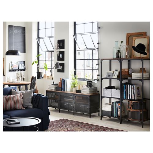 IKEA - SVARTRA, lighting chain, black, 8.4 m