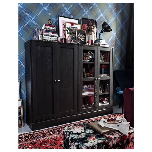 IKEA - HAVSTA, dolap, koyu kahve, 162x134x37 cm