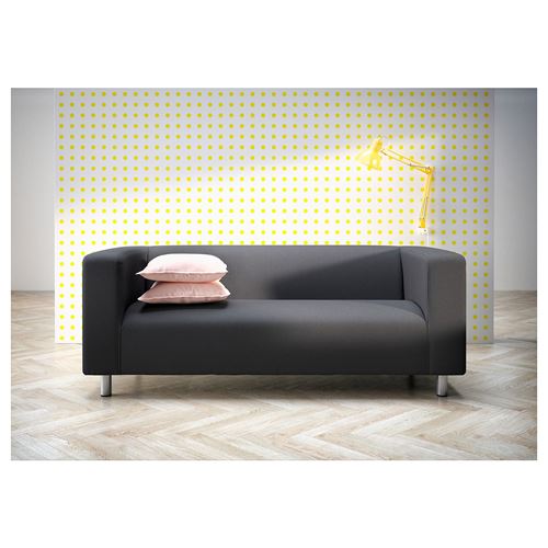 IKEA - KLIPPAN, 2-seat sofa, kabusa dark grey