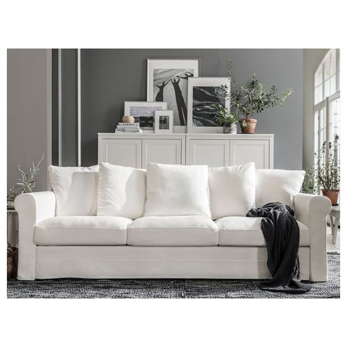 IKEA - GRÖNLID, 3-seat sofa, ınseros white