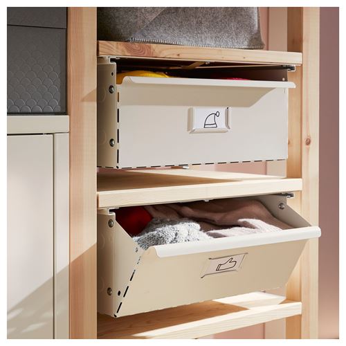 IKEA - IVAR, drawer, white, 39x30x14 cm