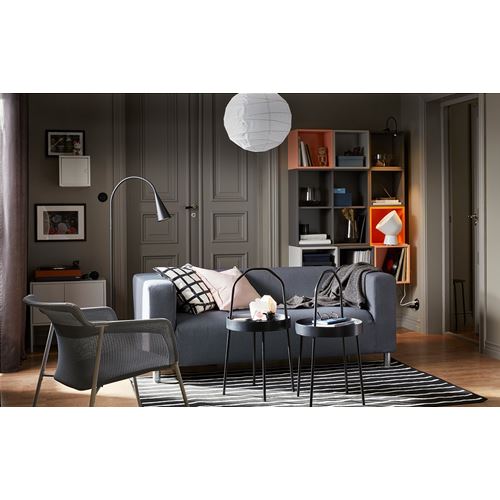 IKEA - KLIPPAN, 2-seat sofa, kabusa dark grey