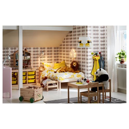 IKEA - HEMMAHOS, kids rug, grey, 100x160 cm