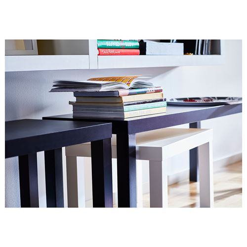 IKEA - LACK, nest of tables, black-white