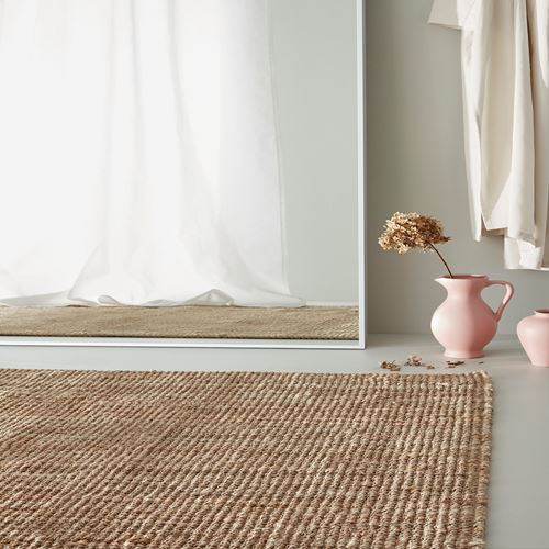 IKEA - LOHALS, jute rug, natural, 80x250 cm